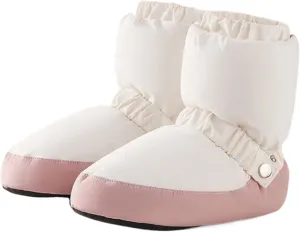 1 Pair Dance Booties, Waterproof & Windproof Dance Warm Up Booties, Soft Cozy Ballet Warm Up, Portable and Lightweight for Girls Women, S