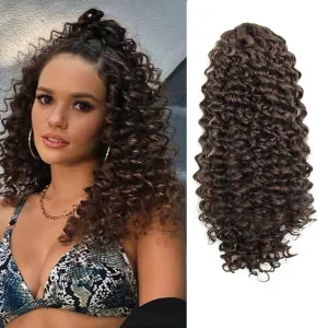 14 Inch Drawstring Ponytail Extension for Black Women, Curly Long Hair Ponytail, Natural Black Pony Tails Hair Extensions with Secure Fit for Easy Daily Wear (2/33)