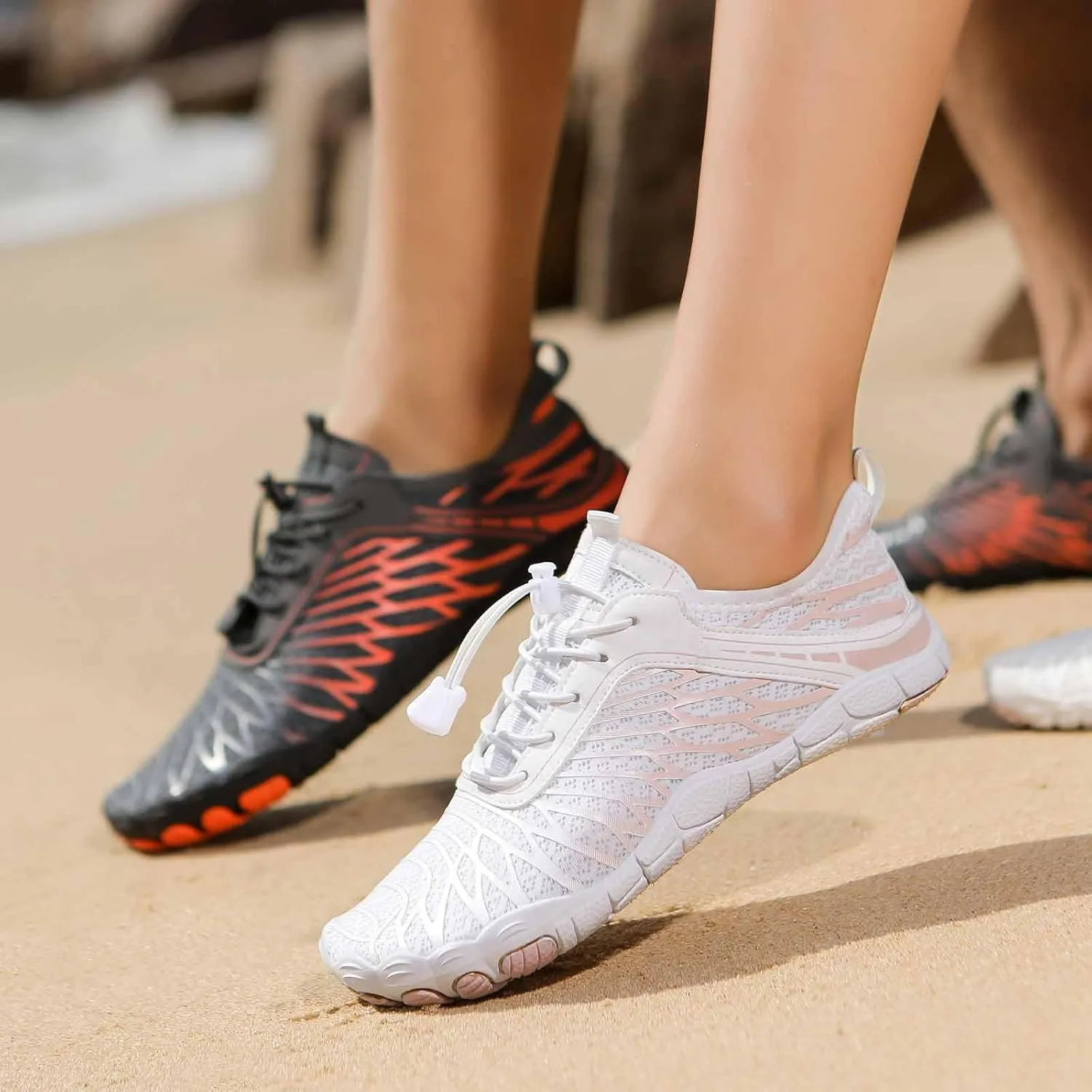 2025 New Barefoot Shoes Women, Hike Barefoot for Womens Mens，Water Shoes with Wide Toe Box Healthy Non-Slip,Neuropathy Breathable Barefoot Vitality