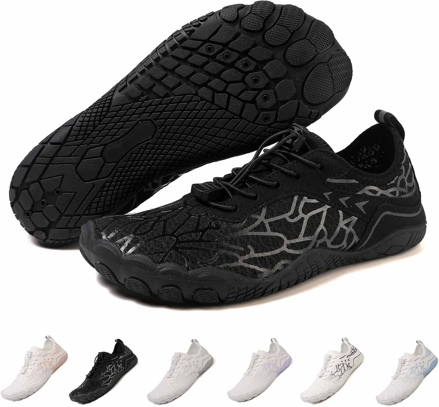 2025 New Barefoot Shoes Women, Hike Barefoot for Womens Mens，Water Shoes with Wide Toe Box Healthy Non-Slip,Neuropathy Breathable Barefoot Vitality