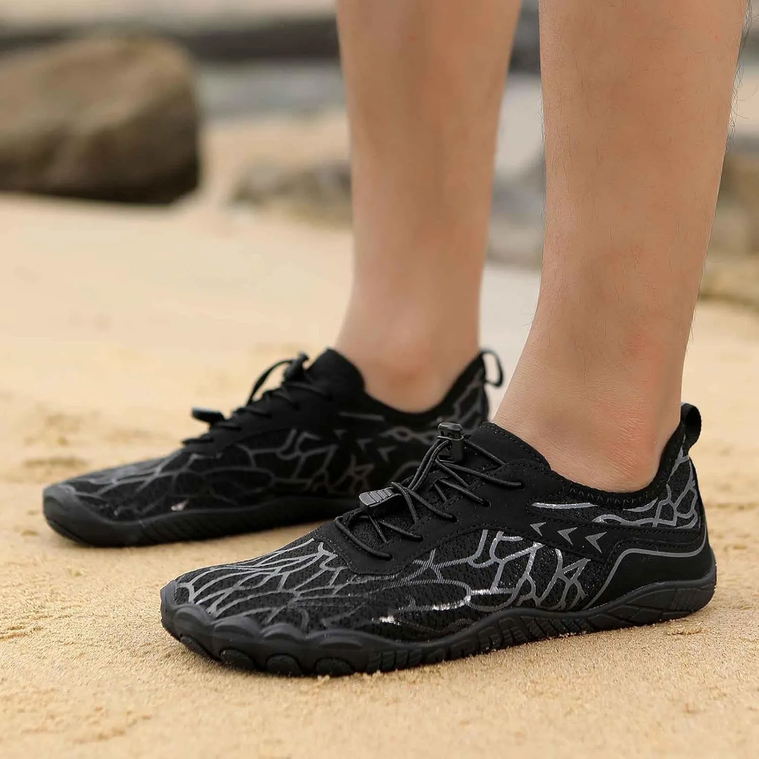 2025 New Barefoot Shoes Women, Hike Barefoot for Womens Mens，Water Shoes with Wide Toe Box Healthy Non-Slip,Neuropathy Breathable Barefoot Vitality