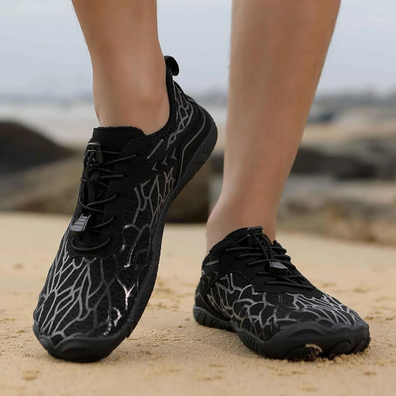 2025 New Barefoot Shoes Women, Hike Barefoot for Womens Mens，Water Shoes with Wide Toe Box Healthy Non-Slip,Neuropathy Breathable Barefoot Vitality