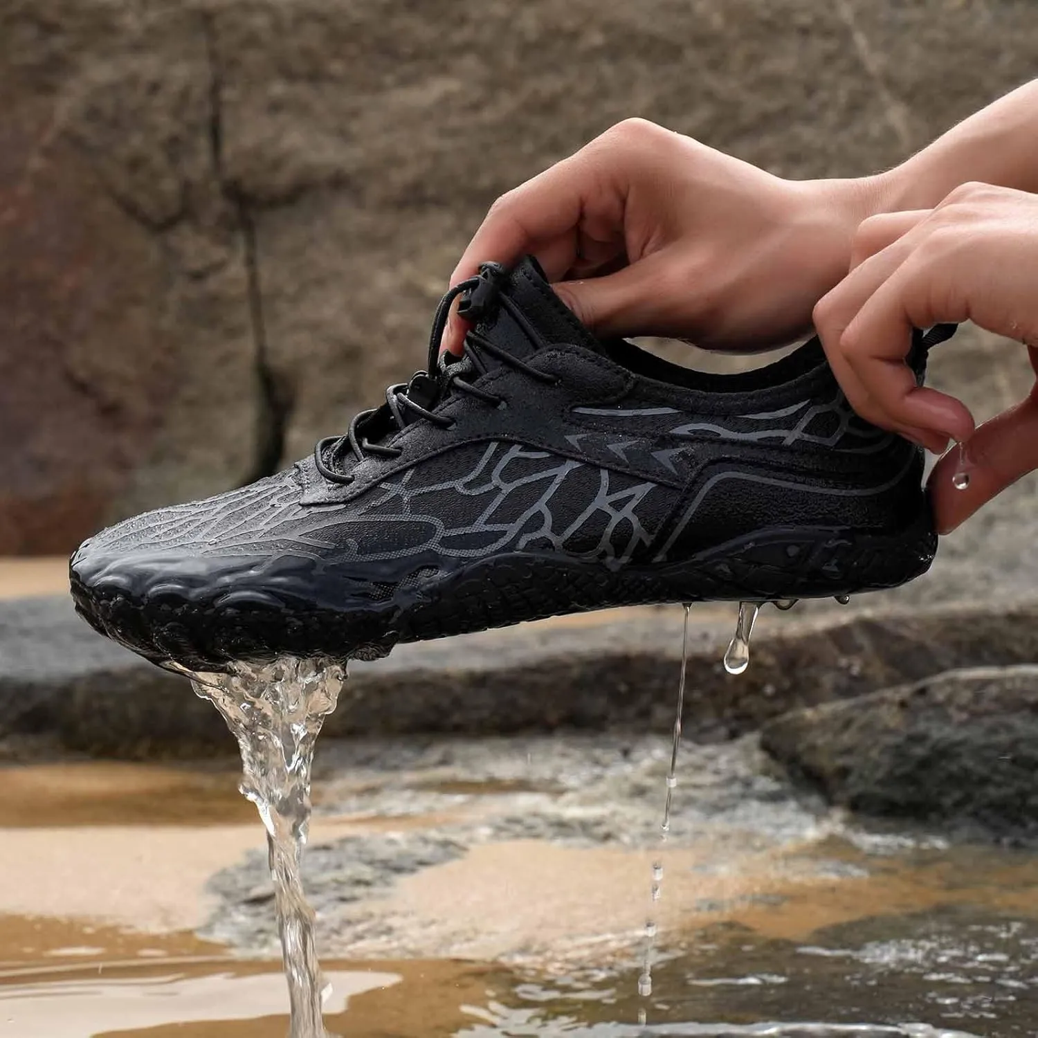2025 New Barefoot Shoes Women, Hike Barefoot for Womens Mens，Water Shoes with Wide Toe Box Healthy Non-Slip,Neuropathy Breathable Barefoot Vitality