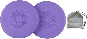 2Pcs Ballet Turning Board Waist Twisting Disc Multiuse Dancers Balance Easy Use Rotating Plate for Dance Abdominal Training