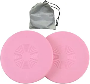 2Pcs Ballet Turning Board Waist Twisting Disk Dancers Stability Multifunction Ballet Training Device for Pilates Ice Skaters