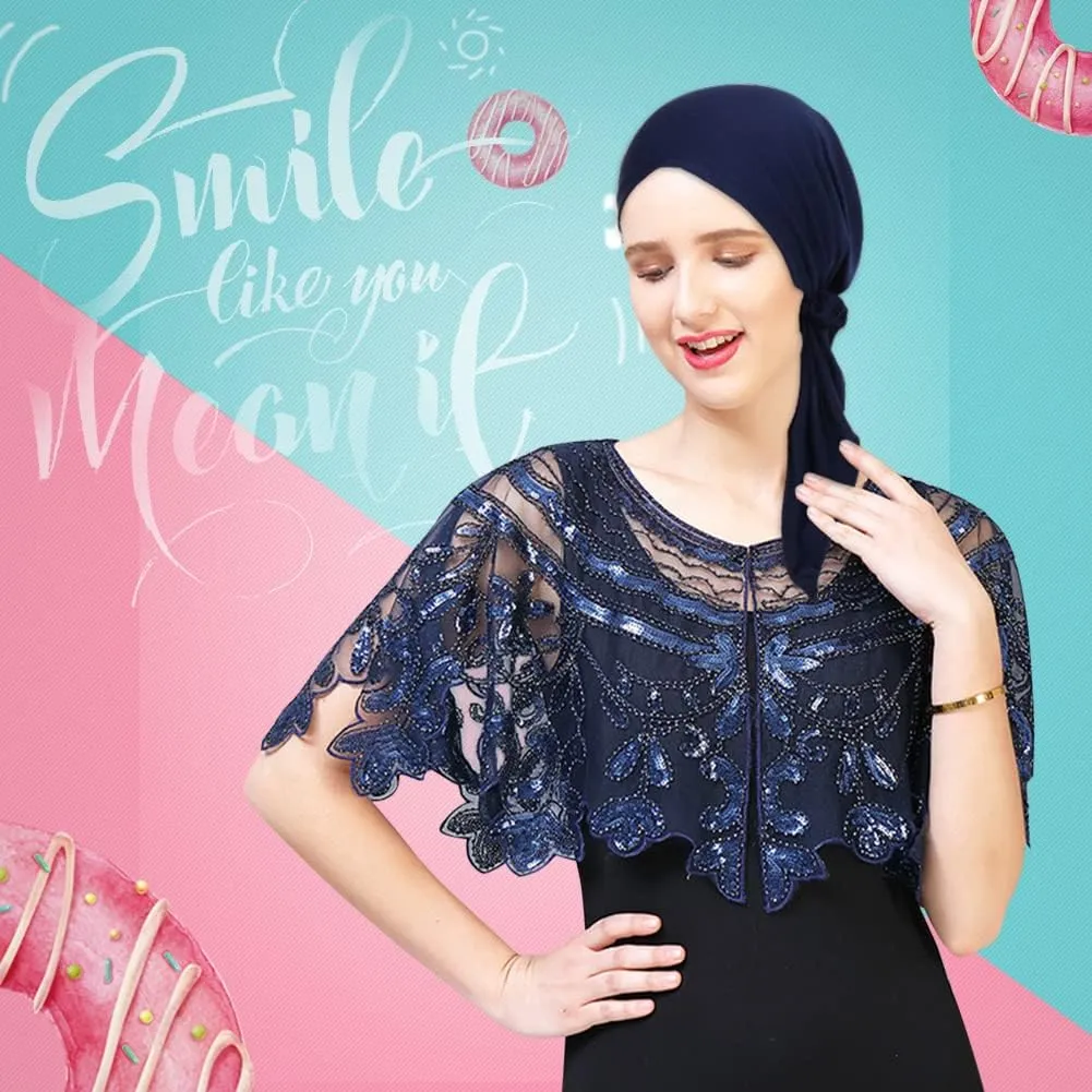 3 Packed Women's Pre Tied Head Scarves Slip On Chemo Beanies Hair Cover Headwrap Caps