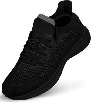 Abboos Women's Non Slip Gym Workout Shoes, Lightweight Breathable Tennis Shoes, Mesh Walking Sneakers
