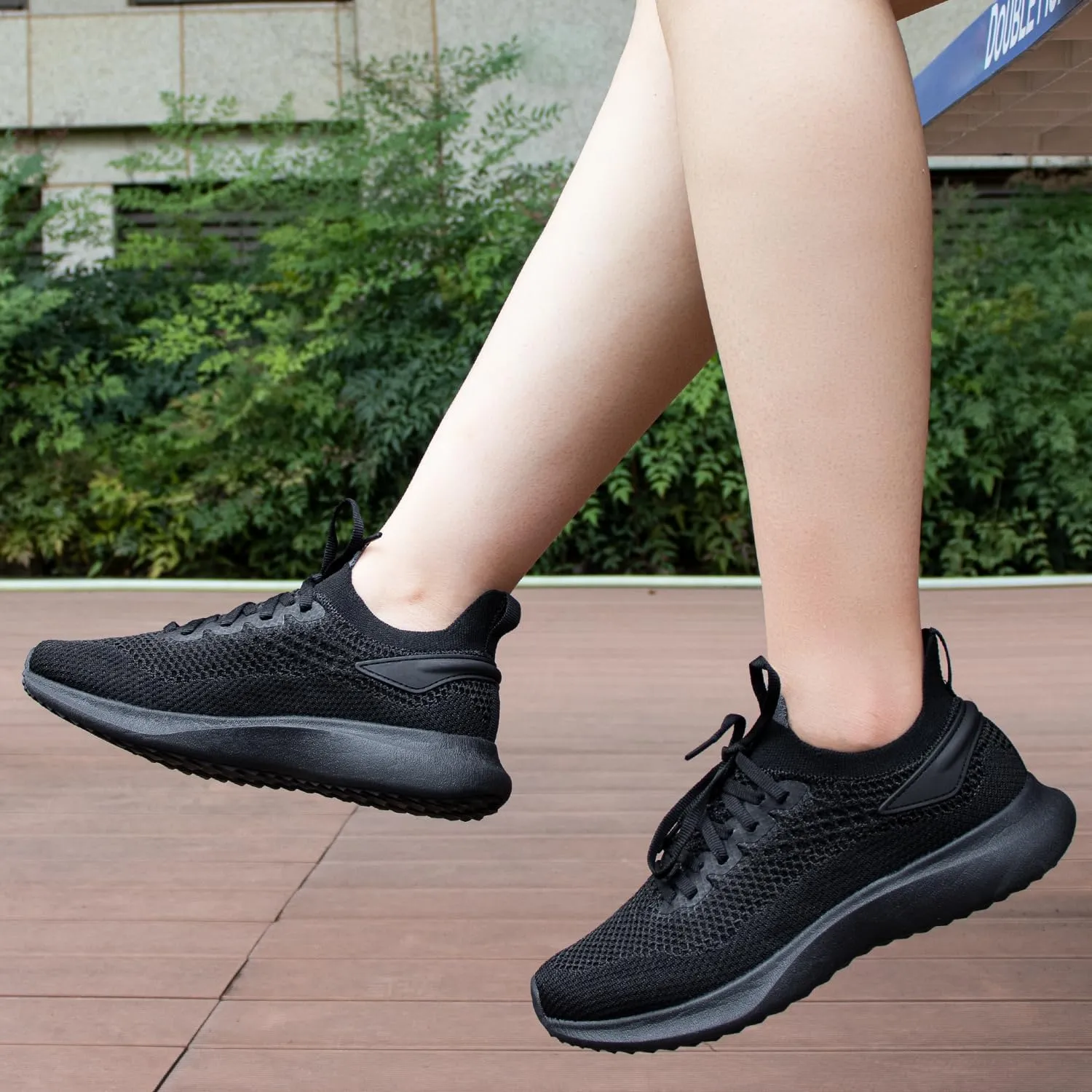 Abboos Women's Non Slip Gym Workout Shoes, Lightweight Breathable Tennis Shoes, Mesh Walking Sneakers