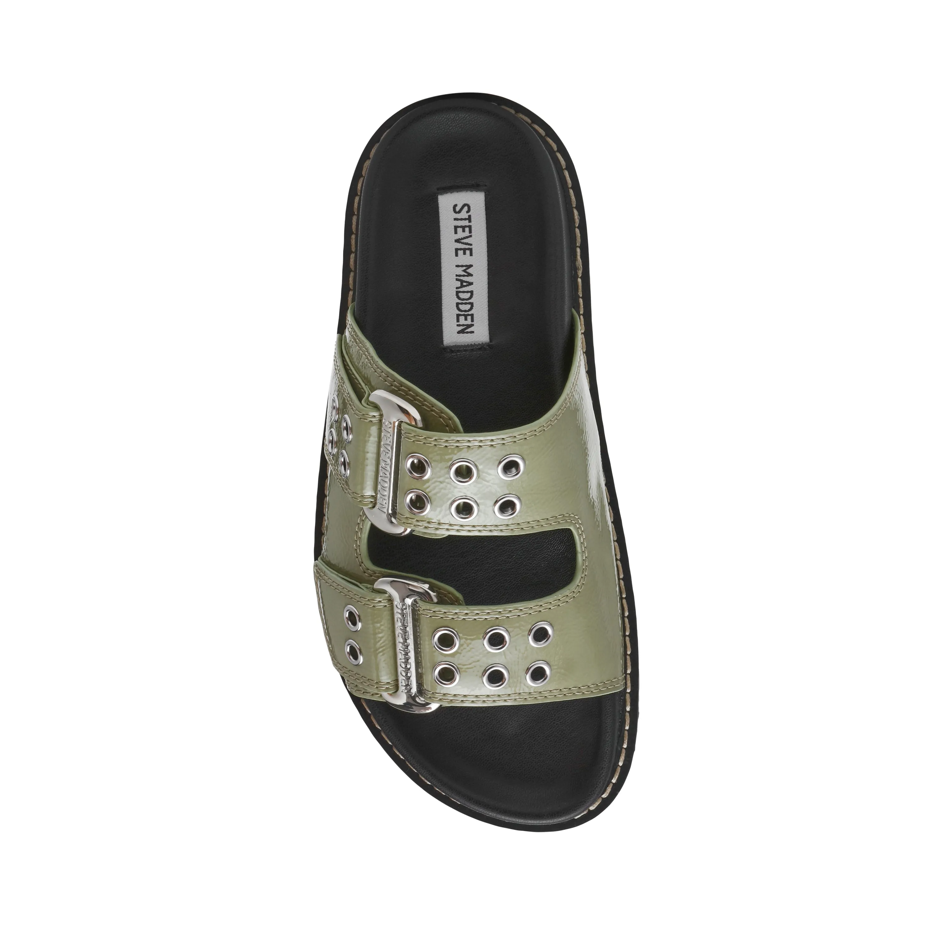 AGENT SAGE CRINKLE PATENT SANDAL