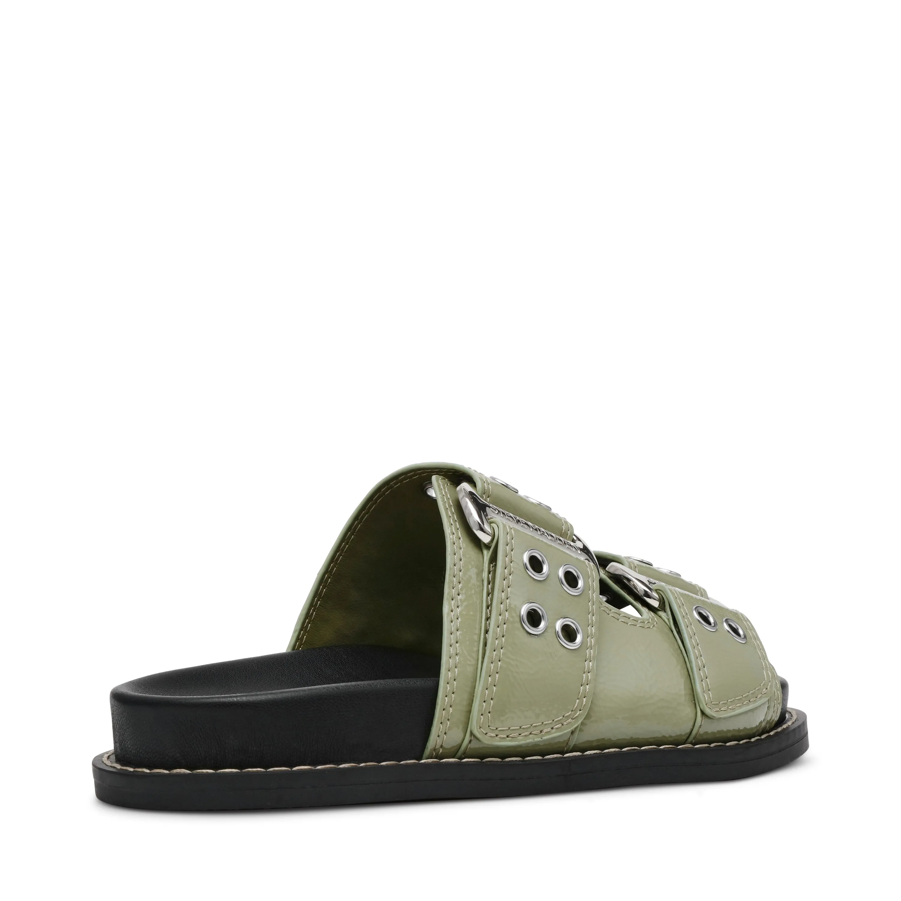AGENT SAGE CRINKLE PATENT SANDAL
