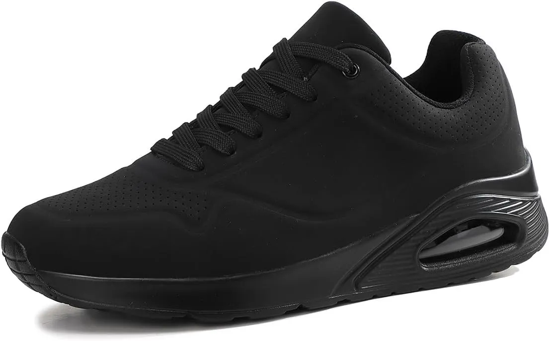Air Cushion Running Shoes for Men-Slip On Running Shoes Non-Slip Lightweight Breathable Mesh Tennis Comfortable Sneakers.