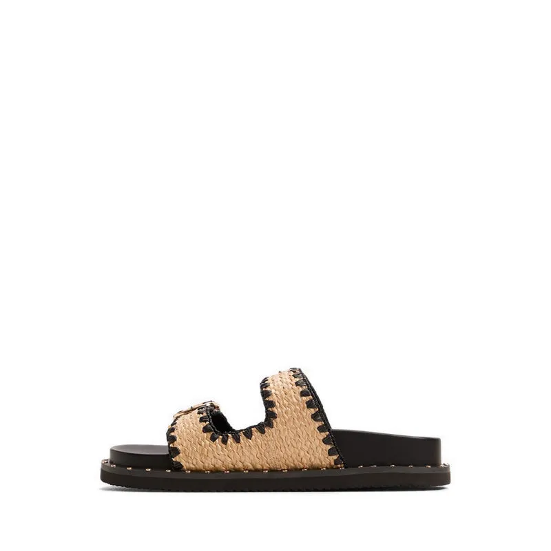 Aldo Kravis Women's Flat Sandals - Open Black