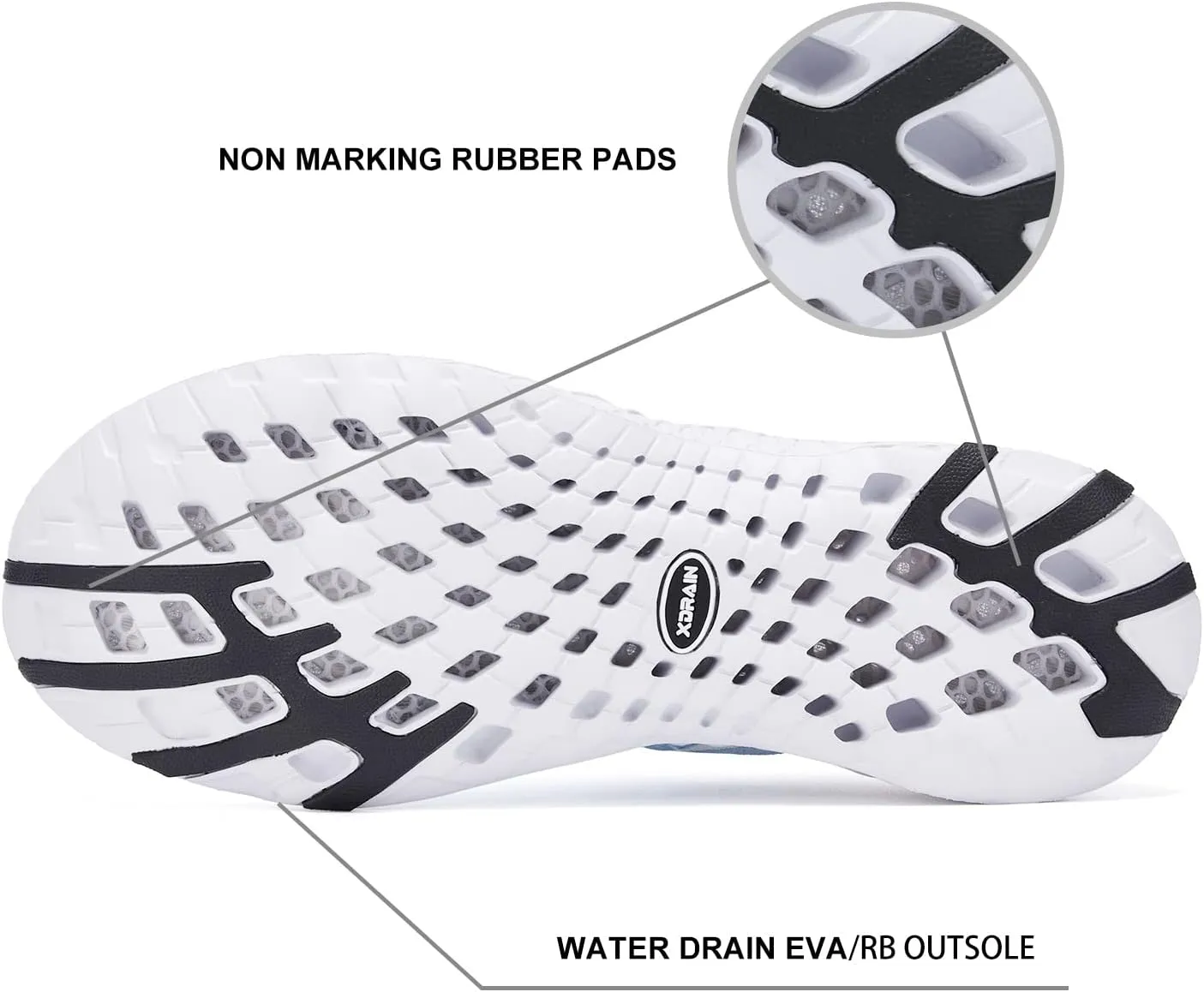 Aleader Women's Mesh Slip On Water Shoes