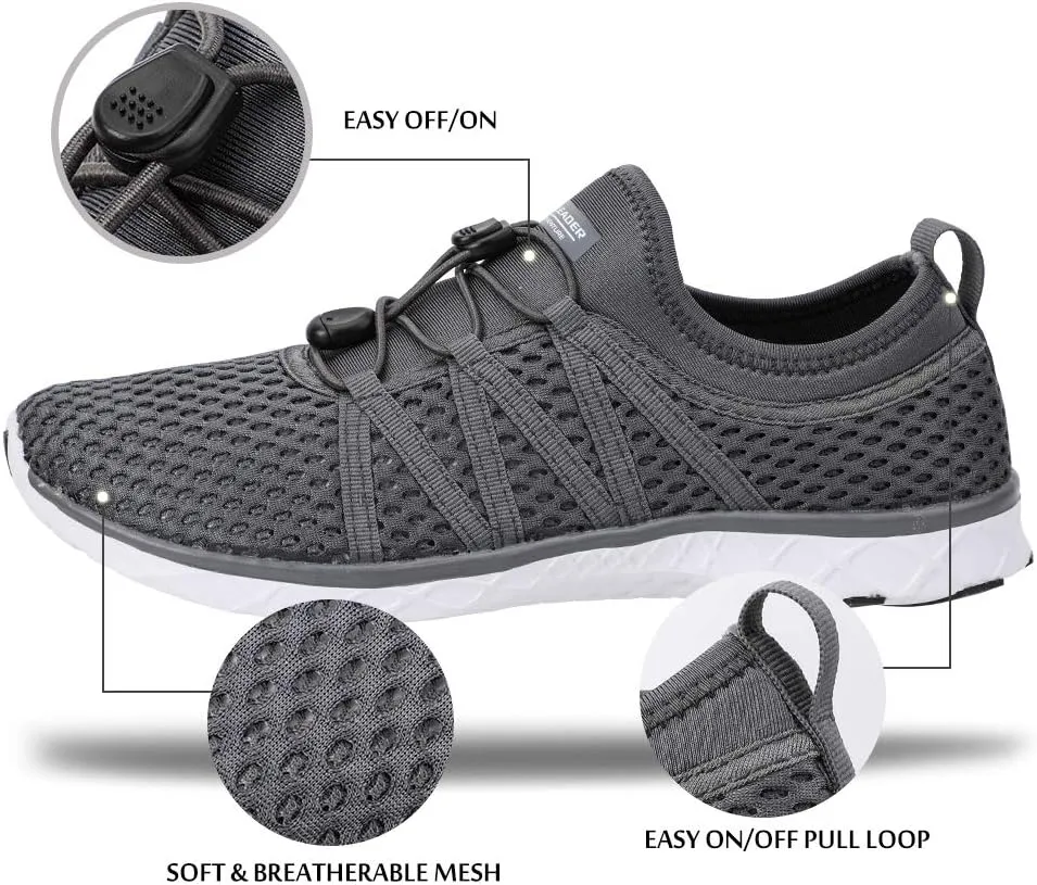 Aleader Women's Mesh Slip On Water Shoes