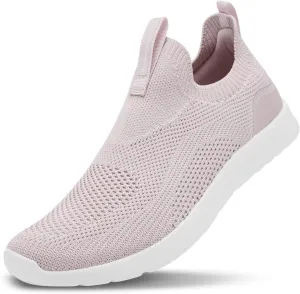 ALEADER Women's Slip On Energycloud Walking Shoes, Stretch Knit Sneakers Breathable Athletic Tennis