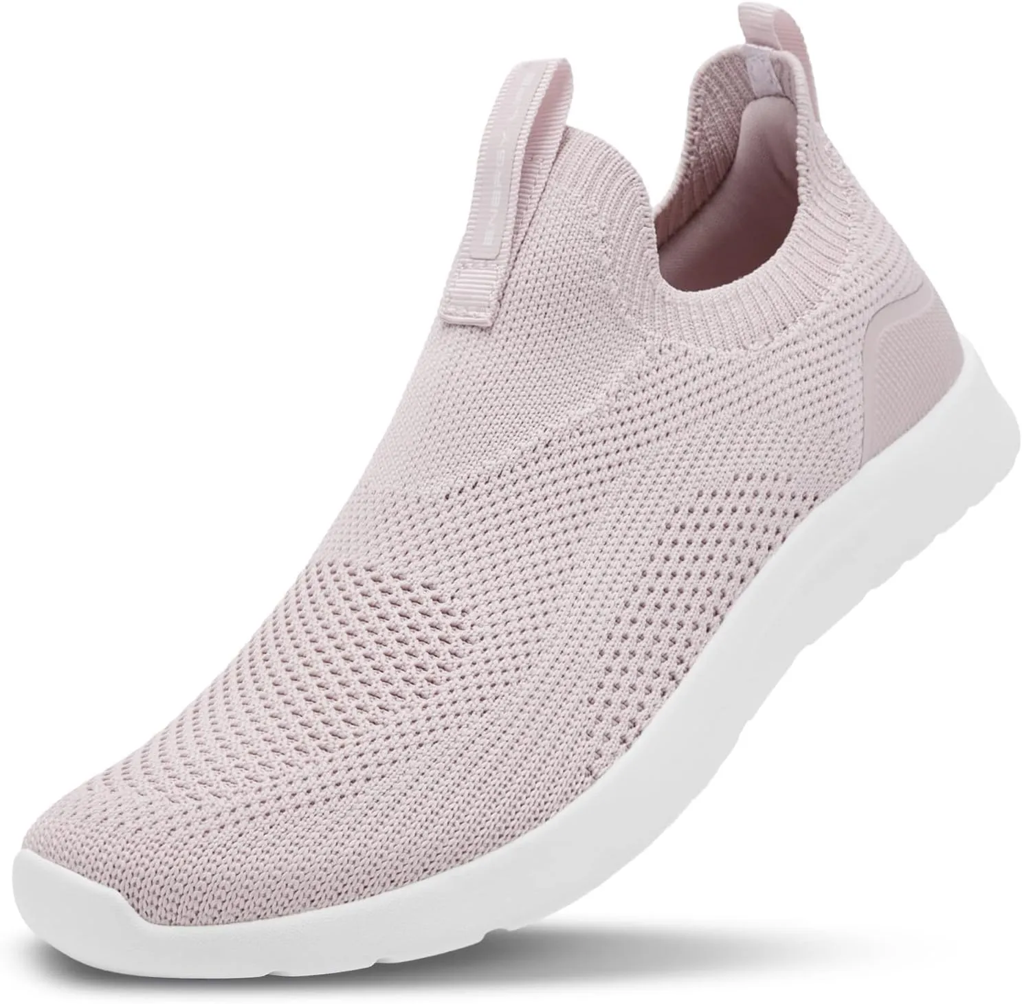 ALEADER Women's Slip On Energycloud Walking Shoes, Stretch Knit Sneakers Breathable Athletic Tennis