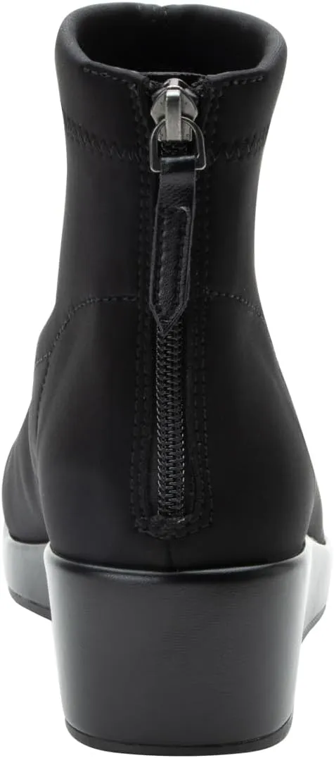 Alegria Womens Harmoni Stretch Wedge Bootie Shoes