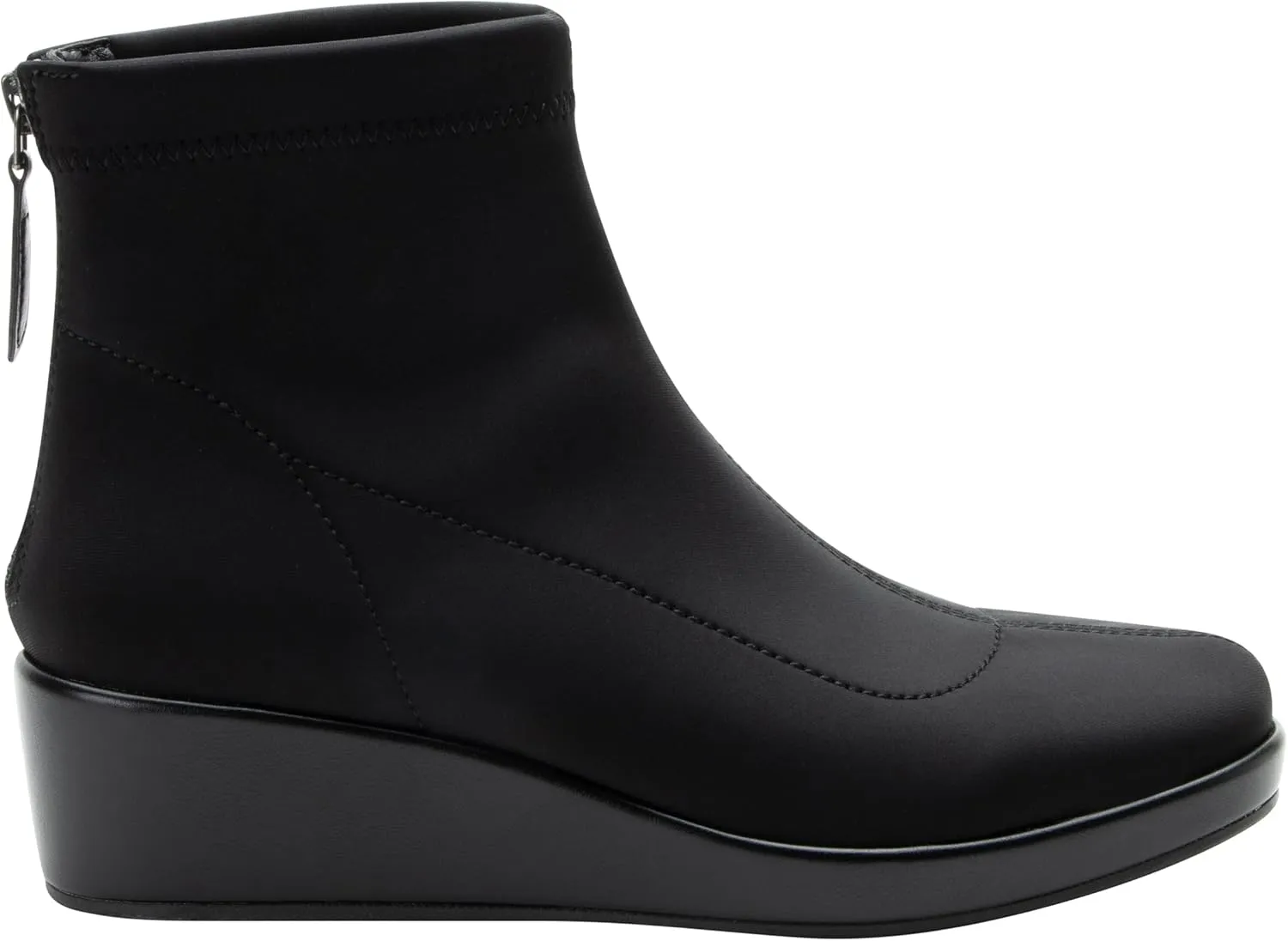 Alegria Womens Harmoni Stretch Wedge Bootie Shoes