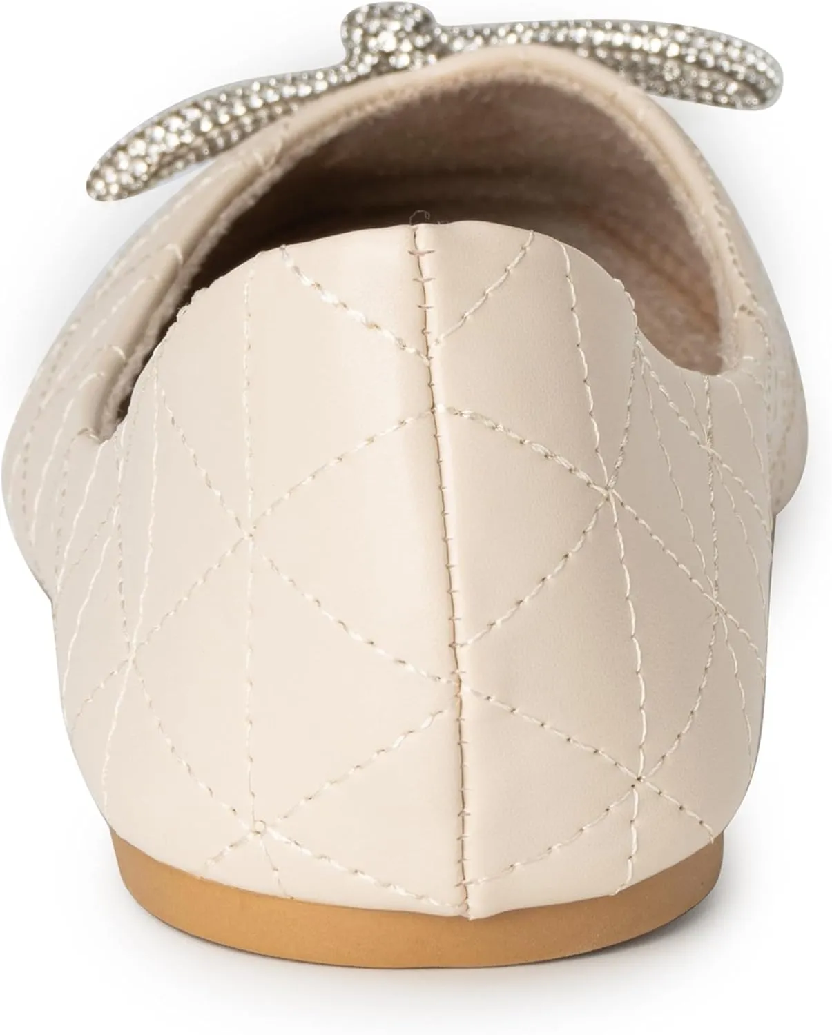 Alpine Swiss Myla Womens Ballet Flats Square Toe Rhinestone Bow Dressy Slip On Shoes