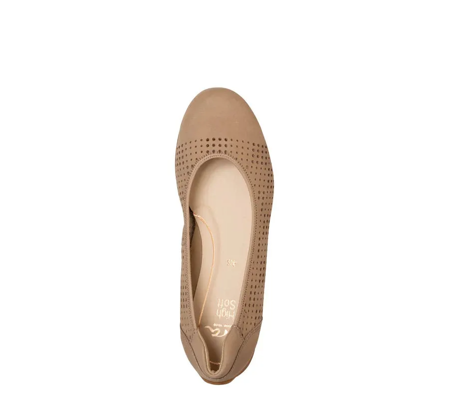 ara 12-13308 Sarah Perforated Comfort Ballet Flat