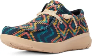ARIAT Mens Hilo Stretch Lace Blue Aztec 11.5 Wide