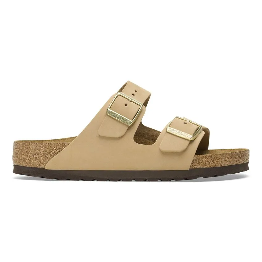 Arizona Soft Footbed Nubuck Leather Sandal - Sandcastle