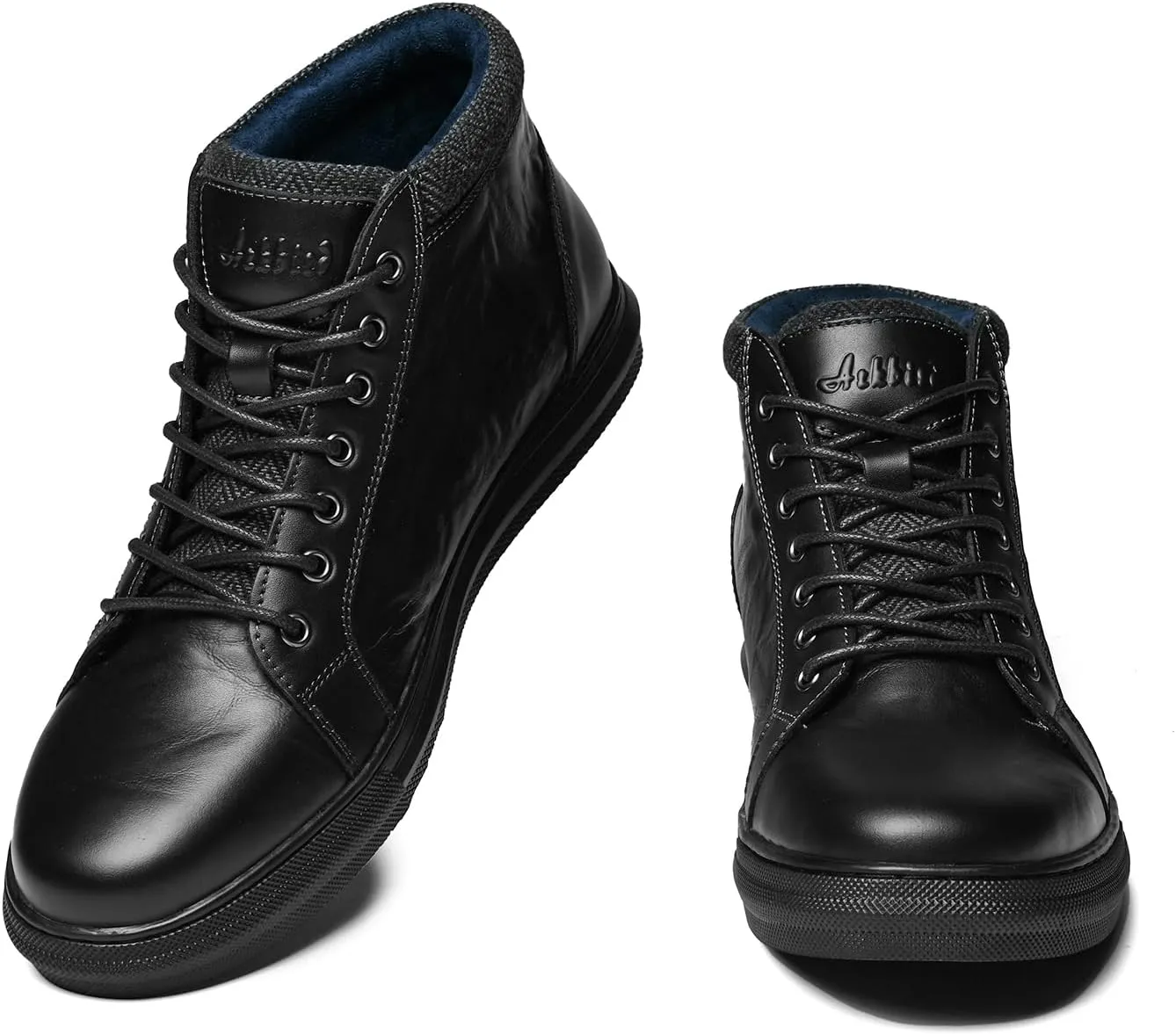 Arkbird Mens Leather Sneaker Fashion Classic Casual Chukka Ankle Boots for Men