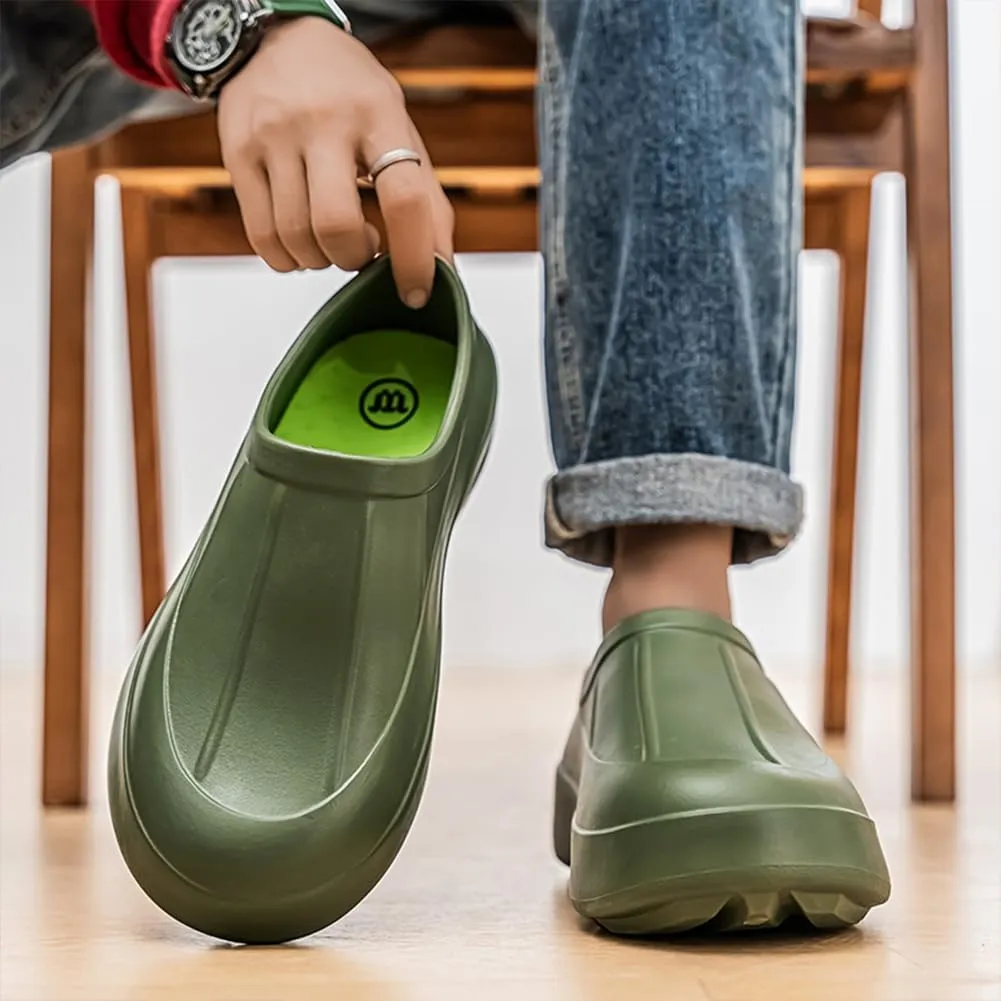Armadillo Chef Shoes Men Women Chef Shoes for Women Men Slip On Chef Clogs for Men Slip Resistant Waterproof Work Shoes Lightweight Kitchen Nurse Shoes