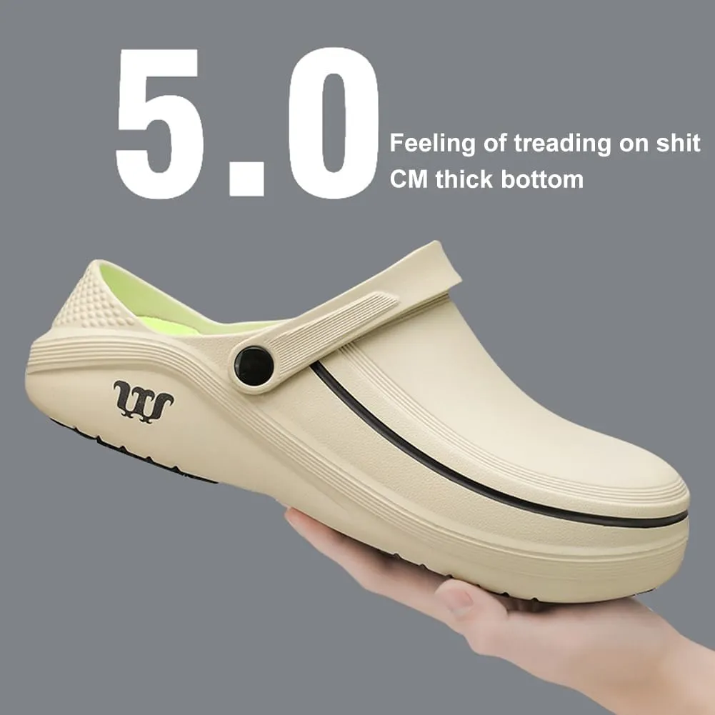 Armadillo Clogs for Men Women,Armadillo Chef Shoes Waterproof Work Shoes for NurseSafety Oil Resistant Clogs
