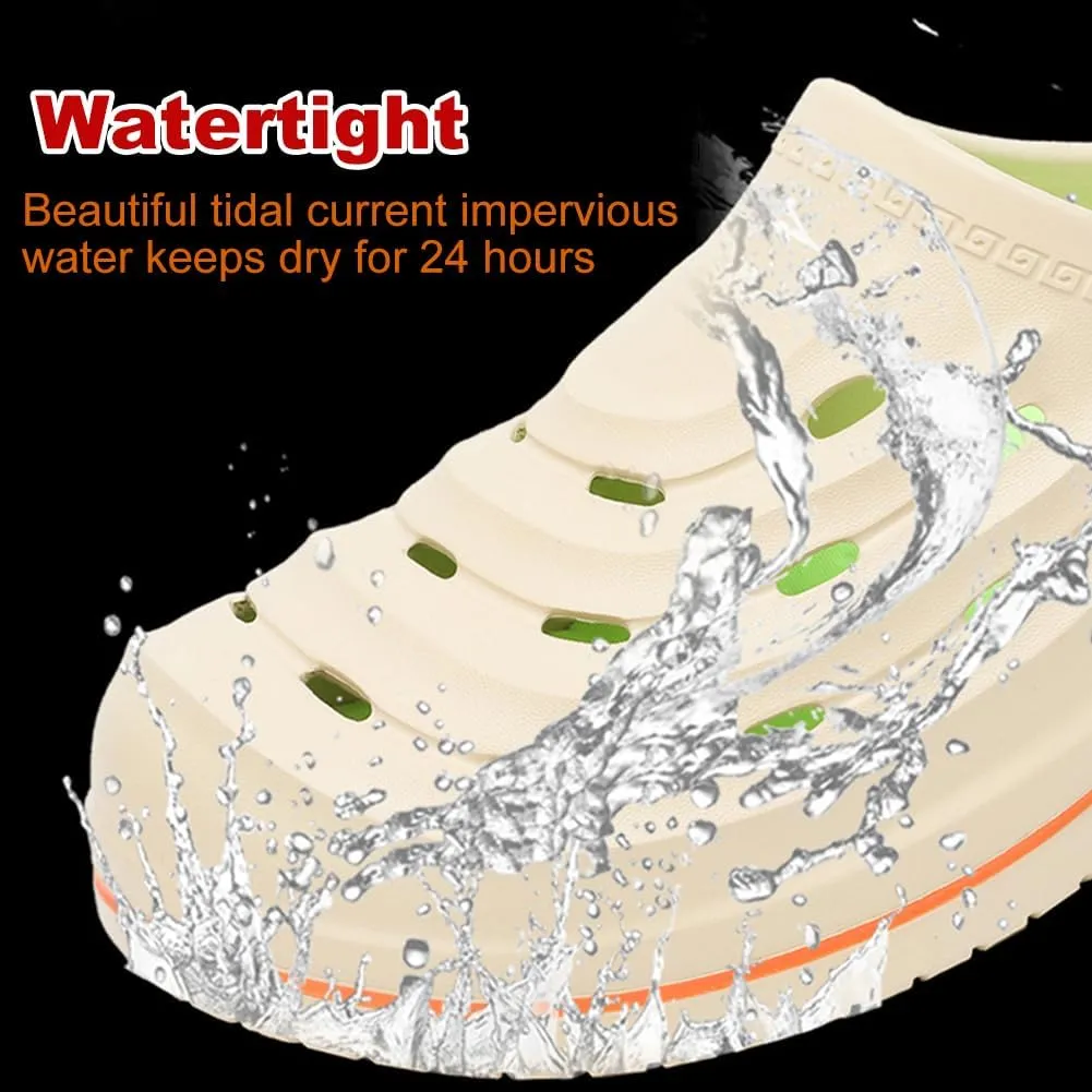 Armadillo Clogs for Men Women,Armadillo Chef Shoes Waterproof Work Shoes for NurseSafety Oil Resistant Clogs