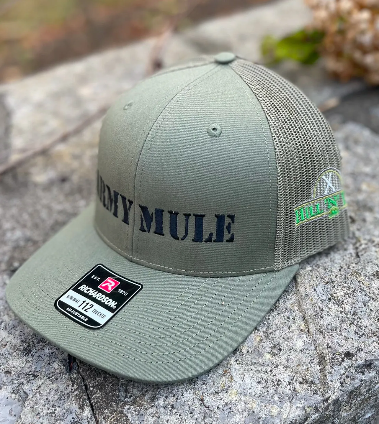 Army Mule Trucker hat