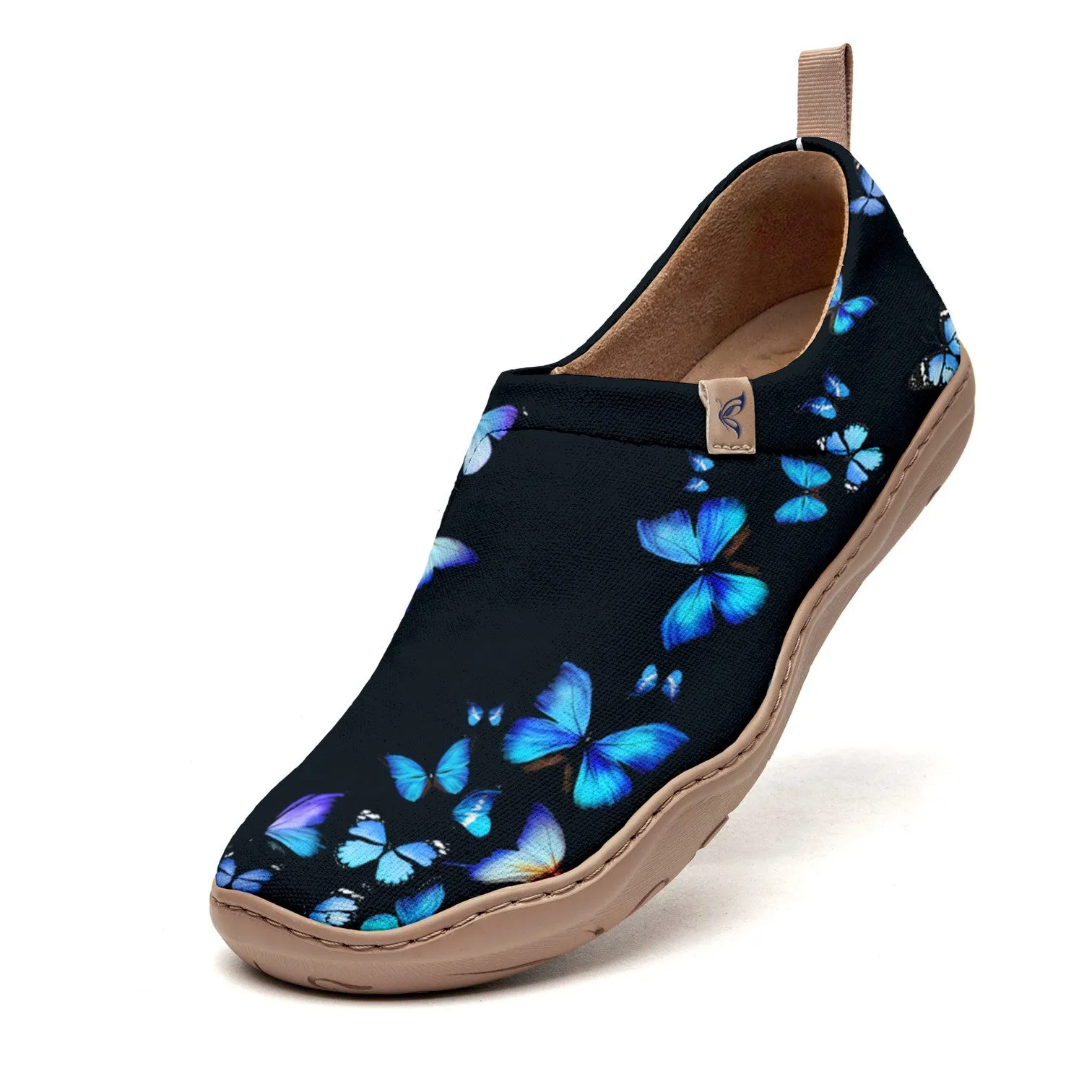 Azure Flutter Steps Slip-On