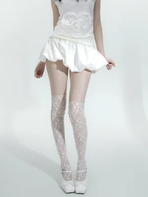 Ballet lace stockings