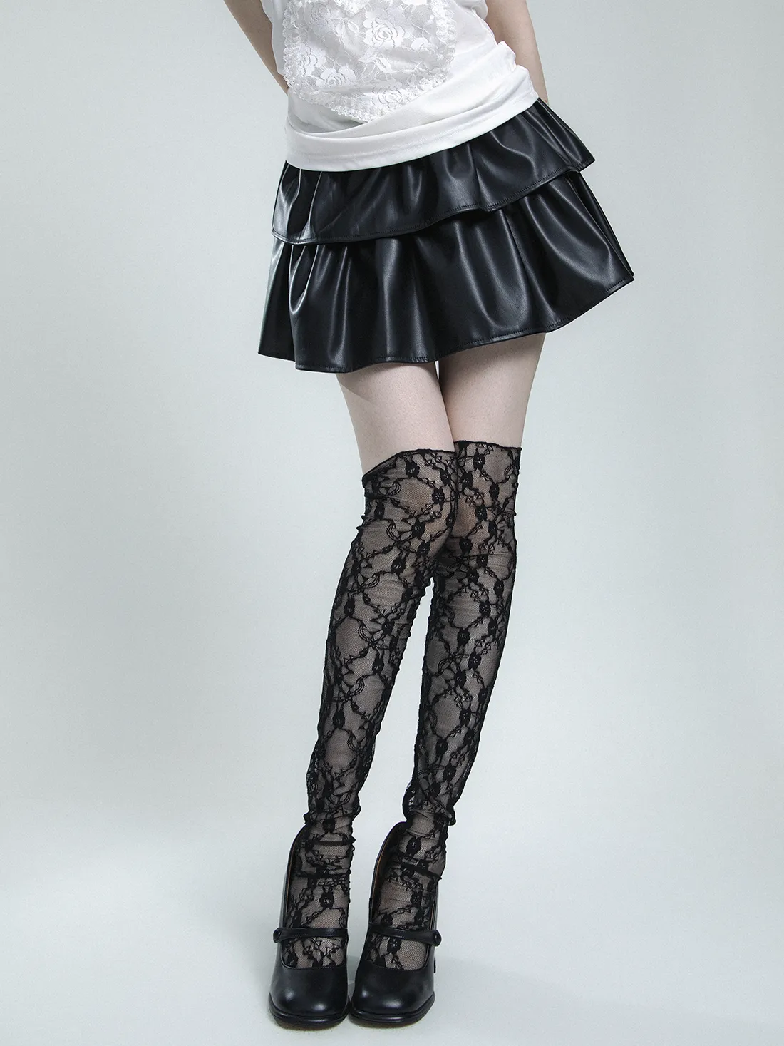 Ballet lace stockings