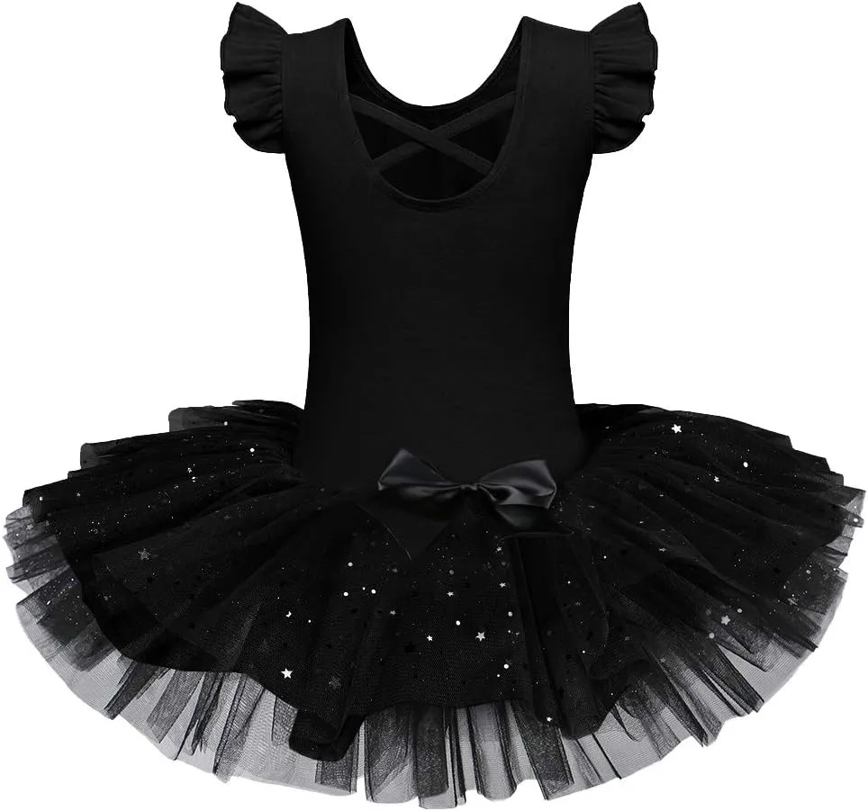 BAOHULU Ballet Leotards for Girls Full Skirted Dance Tutu Dress Party Costumes