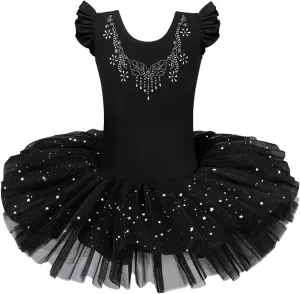 BAOHULU Ballet Leotards for Girls Full Skirted Dance Tutu Dress Party Costumes