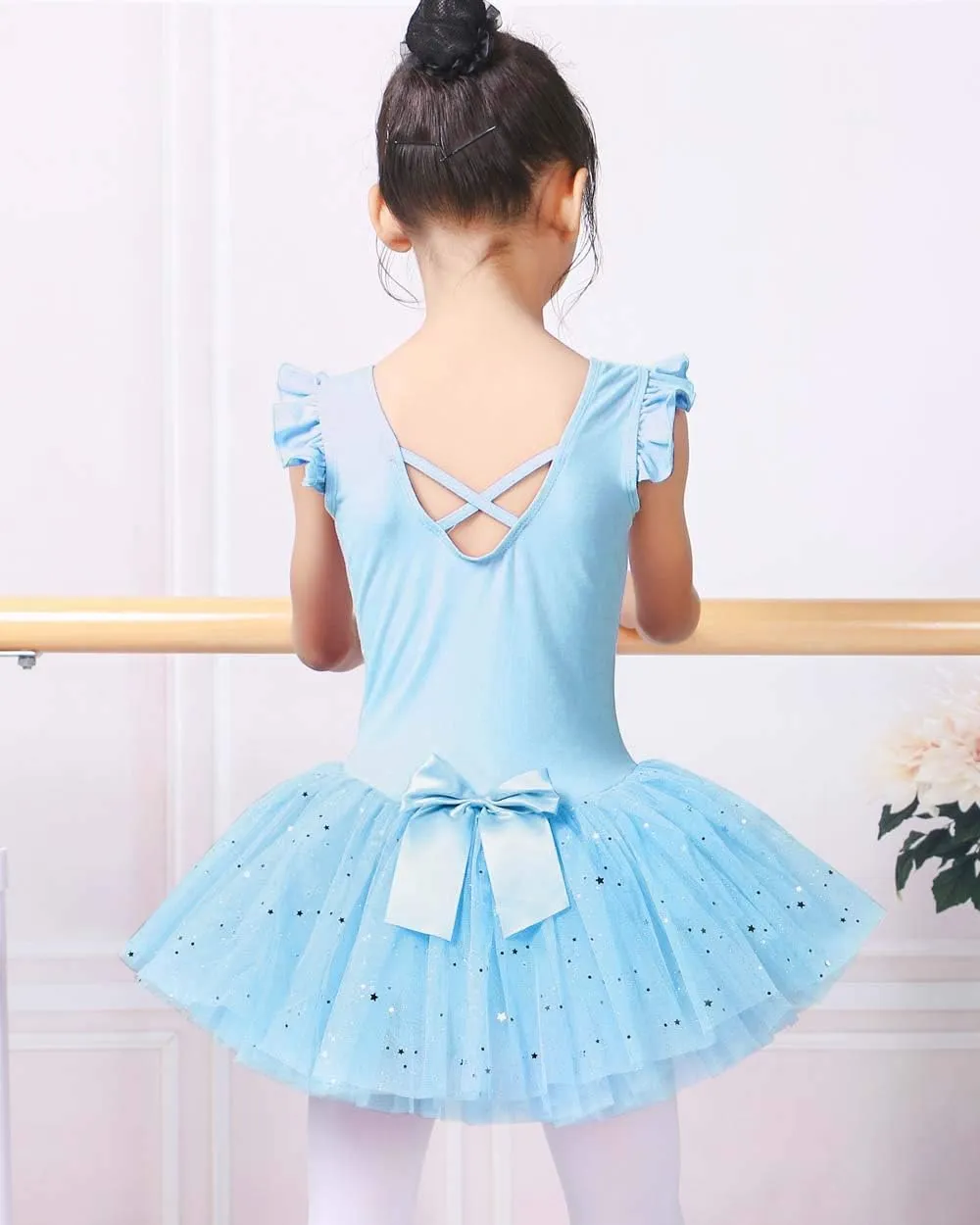 BAOHULU Ballet Leotards for Girls Full Skirted Dance Tutu Dress Party Costumes