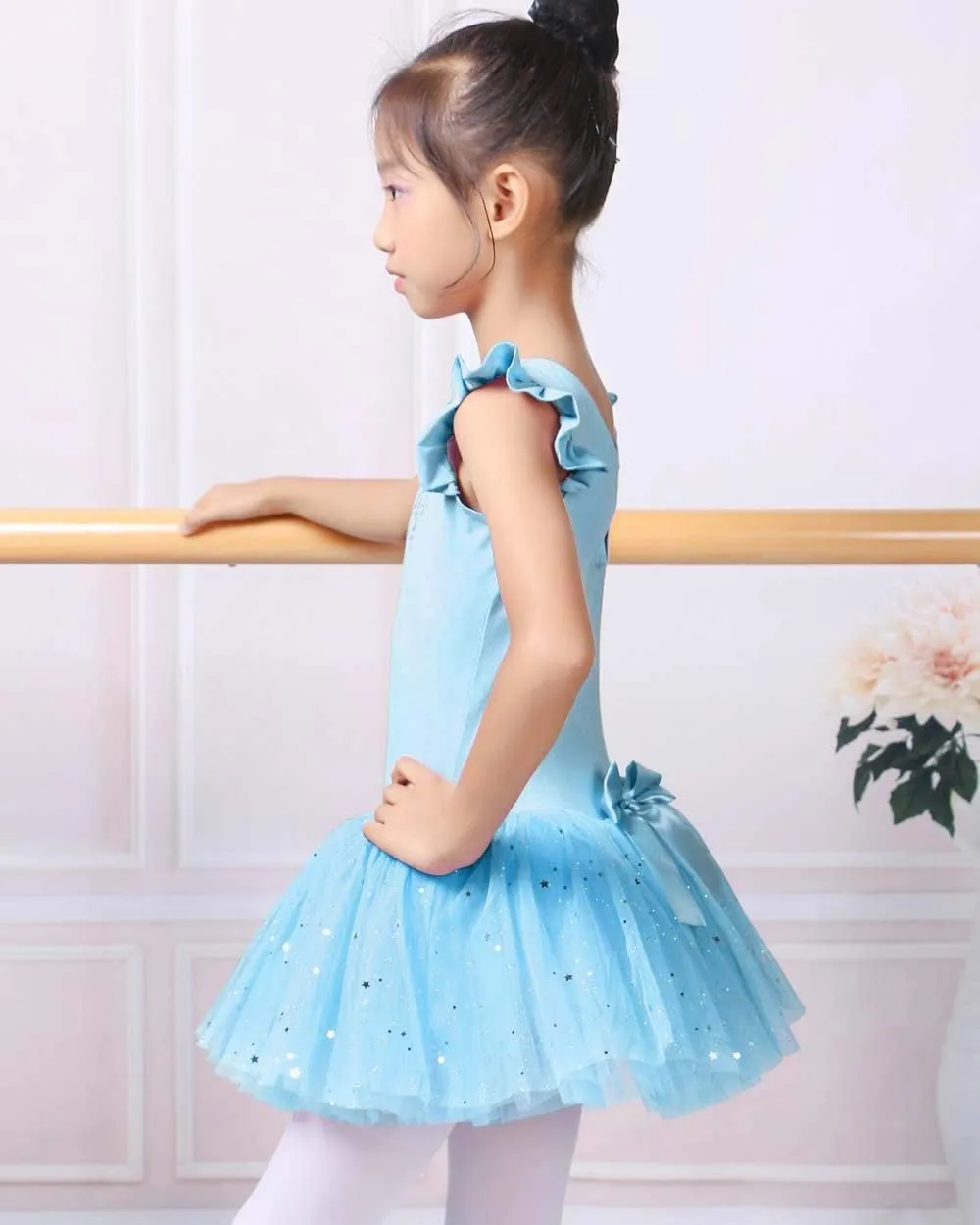 BAOHULU Ballet Leotards for Girls Full Skirted Dance Tutu Dress Party Costumes