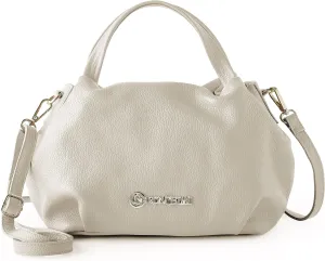 Baroncelli Italian Leather Purse for Women Genuine Soft Leather Medium Size Shoulder Crossbody Bag Made in Italy