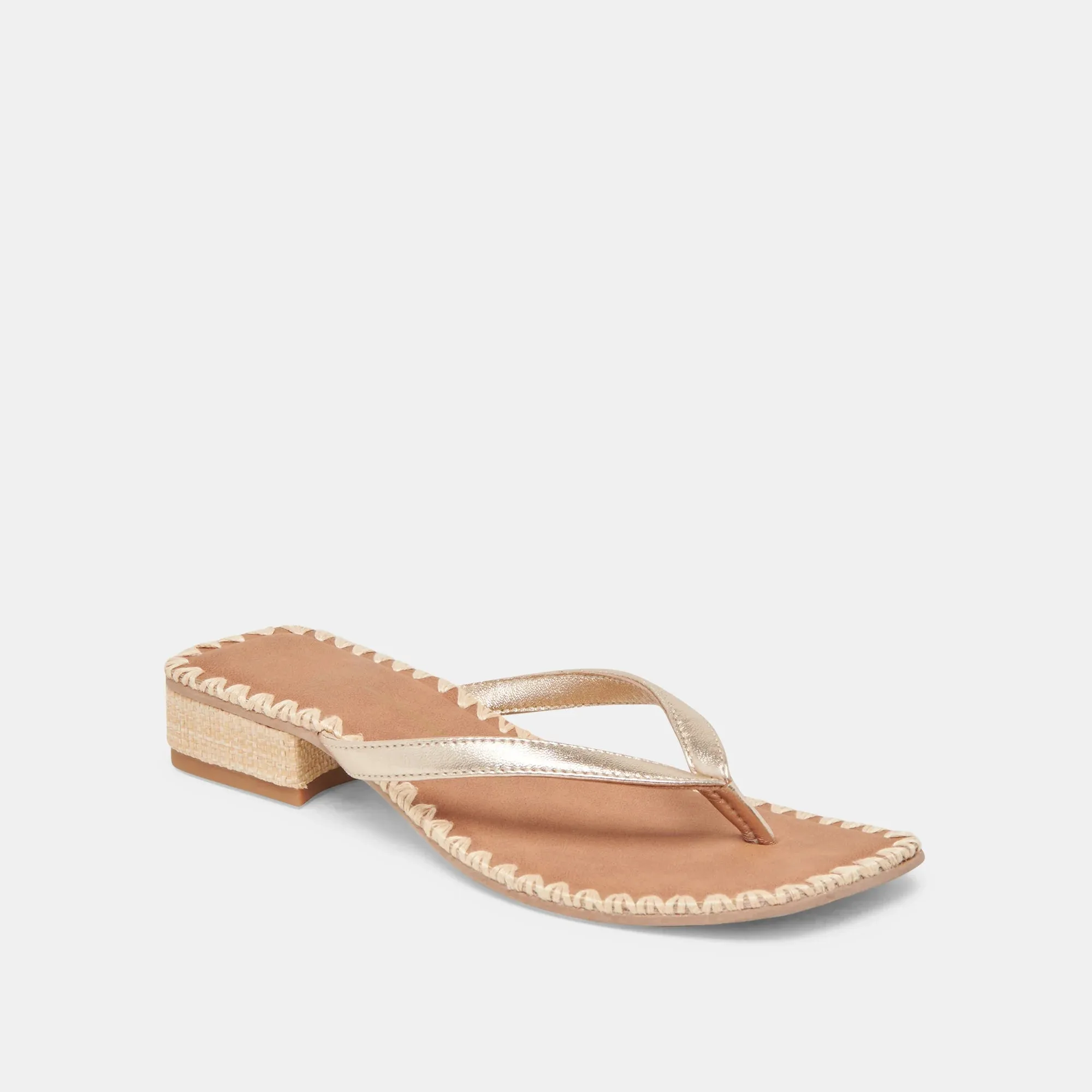 Barty, Gold Metallic Leather
