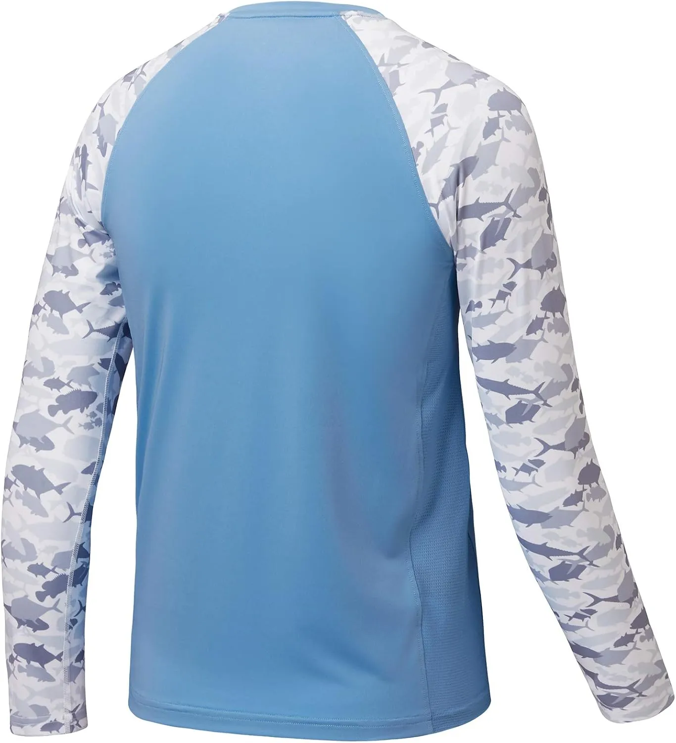 BASSDASH Youth UPF50  Camo Long Sleeve Fishing Shirt UV Protection Quick Dry Tee