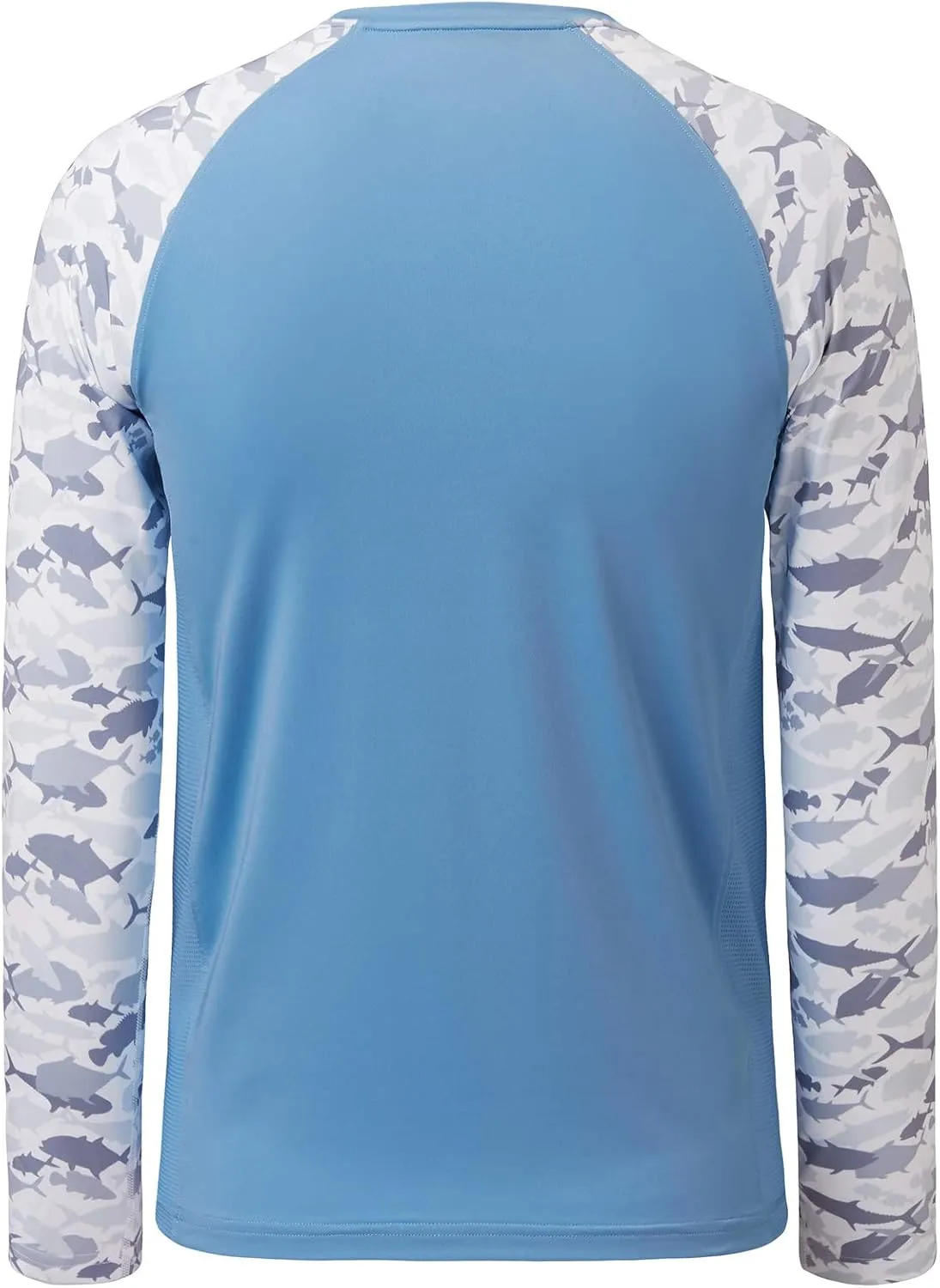 BASSDASH Youth UPF50  Camo Long Sleeve Fishing Shirt UV Protection Quick Dry Tee
