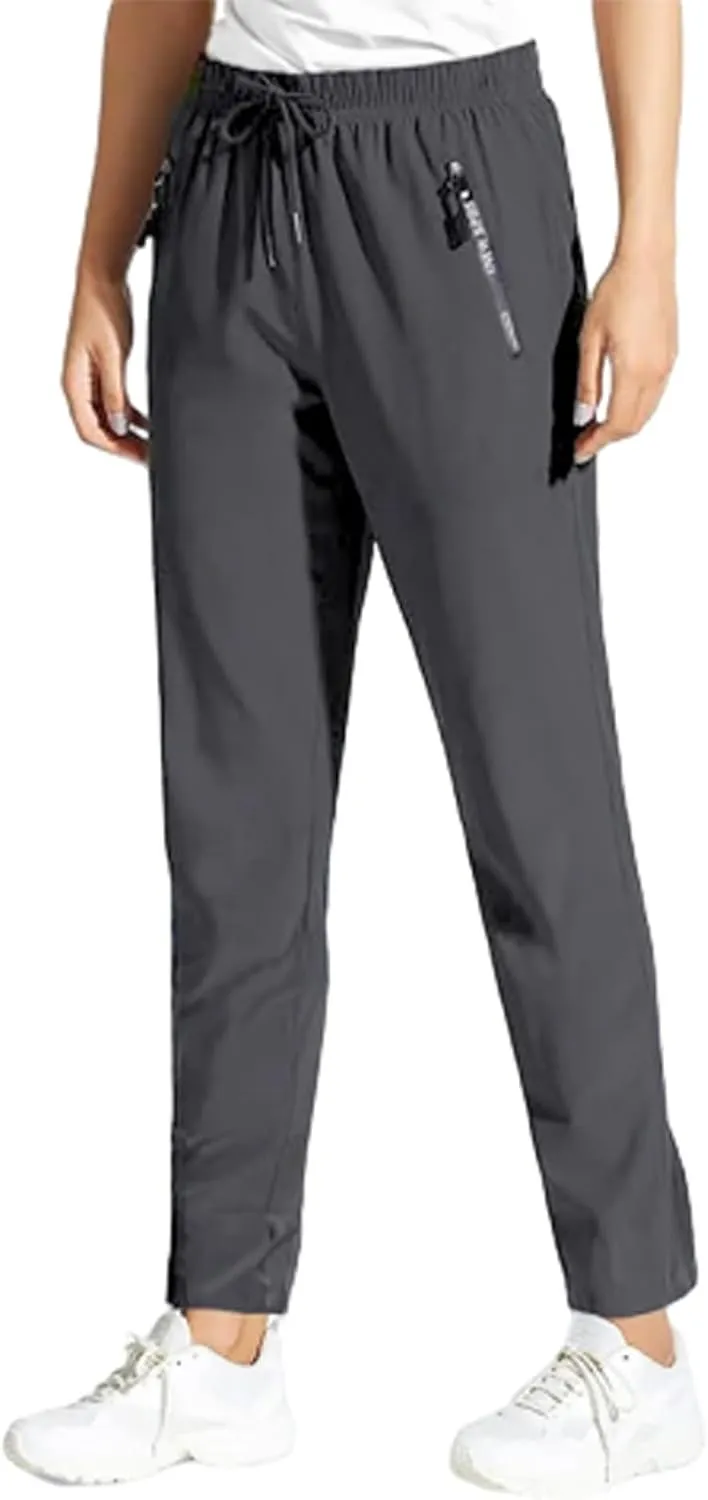 Beeswan Stretch Active - Women's Ultra Stretch Breathable Casual Quick Drying Work Glide Comfy Fit Slip On Pants Over 50