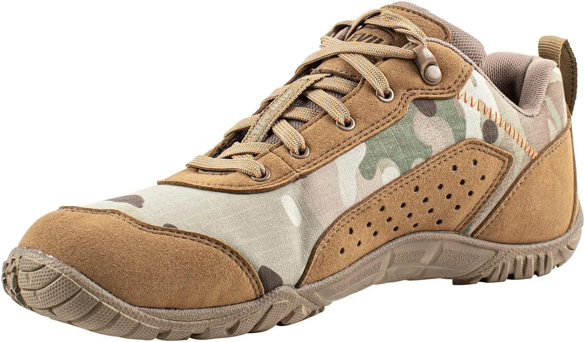 Belleville Mini-Mil Barefoot Shoes for Men - Breathable Zero Drop Shoes with Shock-Dispersing Midsoles and Flexible, Slip-Resistant Outsoles