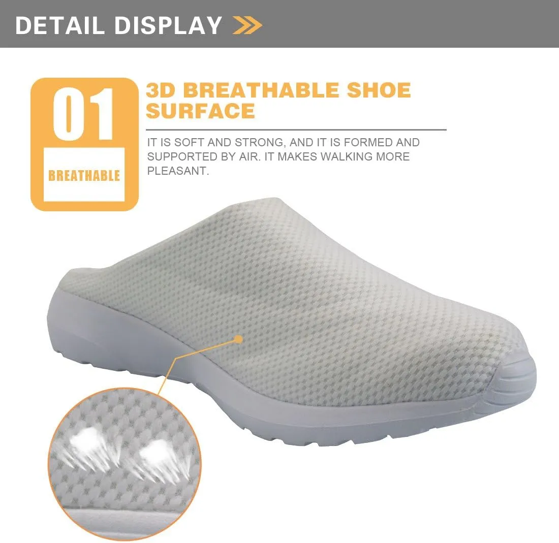 BIGCARJOB Women Slip-on Garden Clogs Shoes Comfort Insole Slippers House Shoes with Arch Support