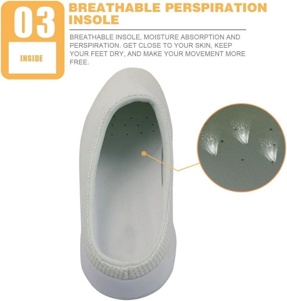 BIGCARJOB Women Slip-on Garden Clogs Shoes Comfort Insole Slippers House Shoes with Arch Support
