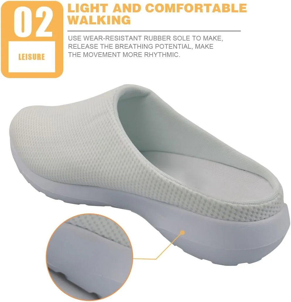 BIGCARJOB Women Slip-on Garden Clogs Shoes Comfort Insole Slippers House Shoes with Arch Support