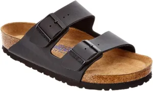 Birkenstock Men's Suede Soft Footbed Arizona Sandal