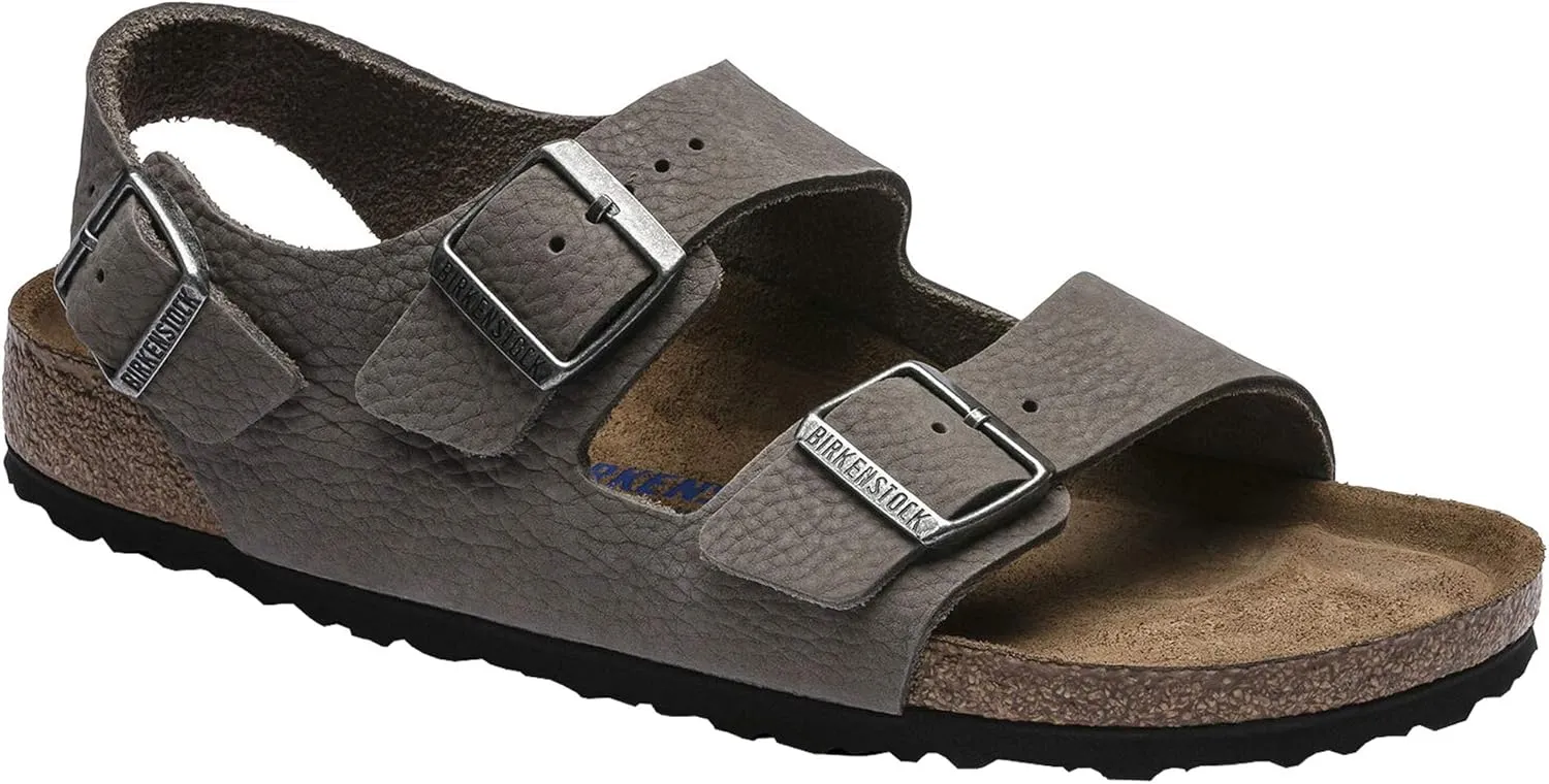 Birkenstock Milano Unisex Soft Footbed Leather Sandal