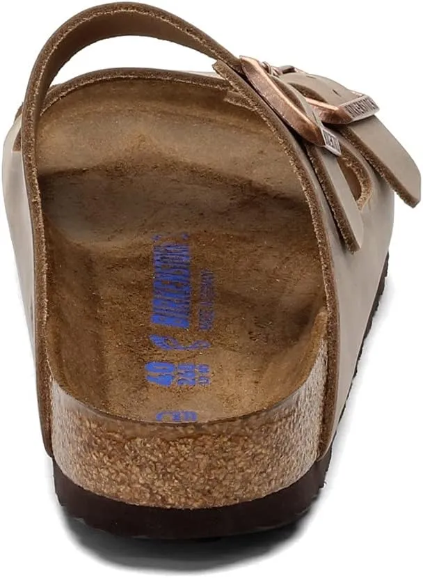 Birkenstock Unisex-Adult Soft Footbed Arizona SFB Iron Oil Lt